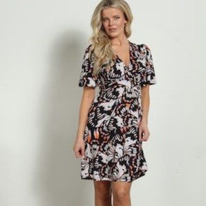 VERONICA M TESSA FLUTTER DRESS
